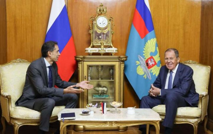 Azərbaycanın Rusiyadakı yeni səfiri Rəhman Mustafayev Sergey Lavrovla görüşüb