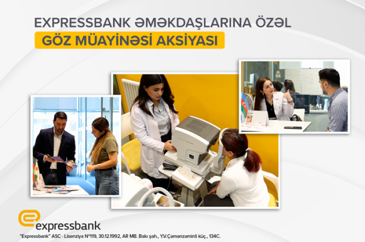 Expressbankda Görmə Günü aksiyası