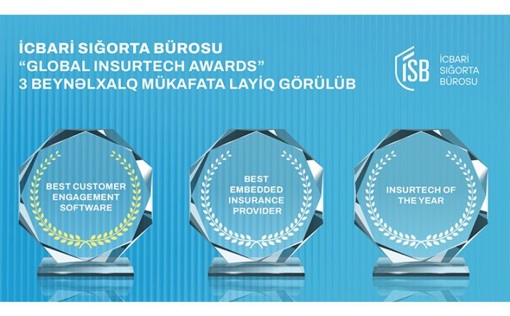 “İcbari Sığorta Bürosu” 3 nüfuzlu beynəlxalq mükafata layiq görülüb