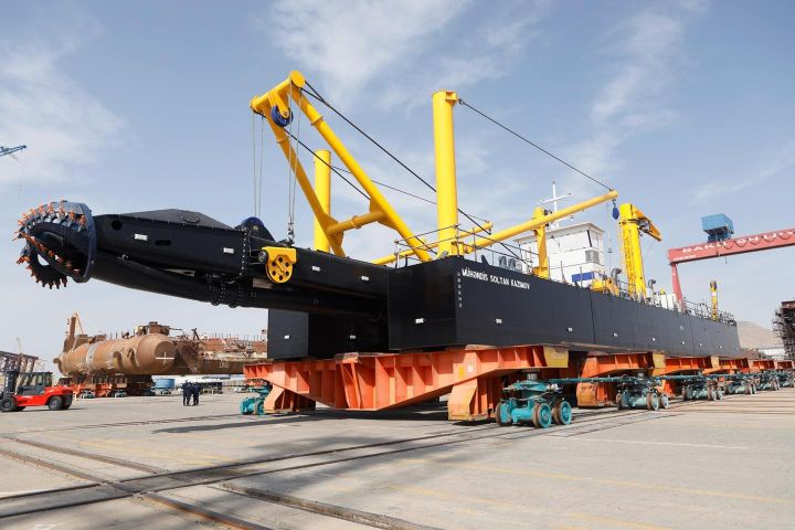 Bu gəmi Azərbaycanda ilk dəfə olaraq inşa edilib