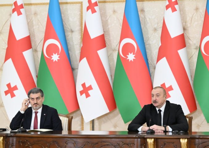 Əliyev və Kavelaşvilinin bəyanatları