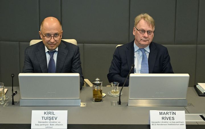 Cabbarov "Boston Consulting Group"un idarəedici direktoru ilə görüş keçirib