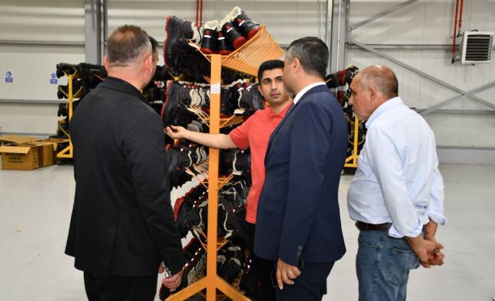 Türkiyədən olan iş adamları Ağdam Sənaye Parkında səfərdə olublar