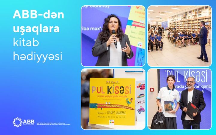 ABB-nin dəstəyi ilə uşaqlar üçün iqtisadiyyat kitabı təqdim edildi ®