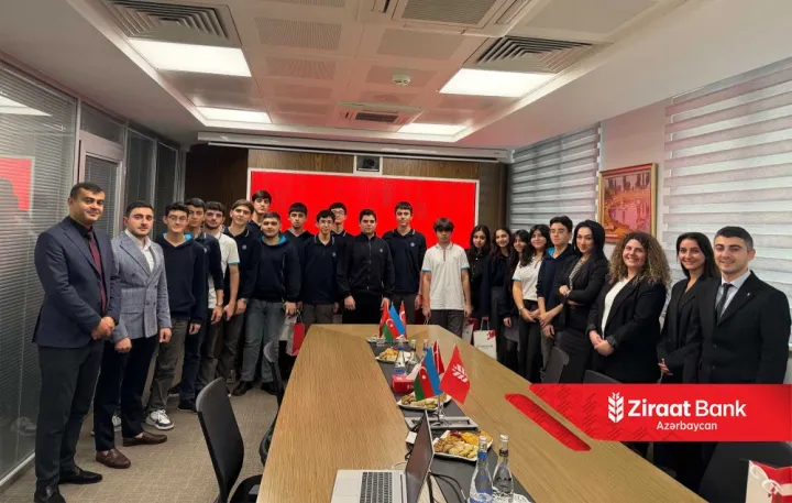 Ziraat Bank Azərbaycan məktəblilər üçün maliyyə savadlılığı təlimi təşkil etdi