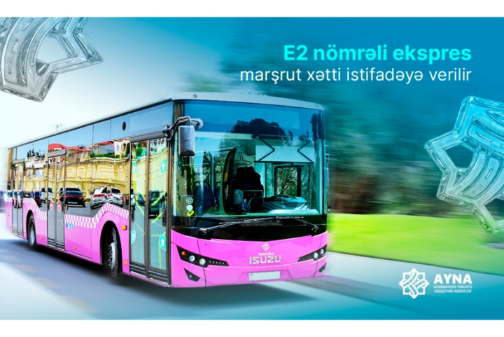 Sabahdan Xırdalan-Bakı E2 nömrəli ekspres marşrut xətti istifadəyə verilir