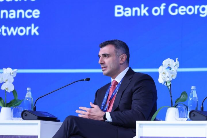 Azərbaycan Mərkəzi Bankının sədri Gürcüstanda maliyyə sammitində iştirak edib