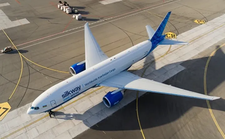 Azərbaycan şirkətinin 3-cü “Boeing 777” yük təyyarəsi Bakıya gəlib