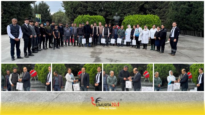 Hacıqabul Quşçuluq Şirkətində Anım Günü ilə əlaqədar tədbir keçirilib