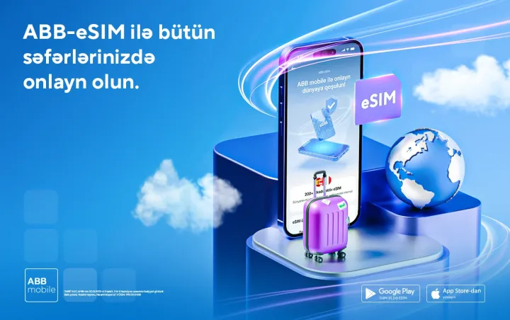 ABB-eSİM xidməti istifadəyə verildi!