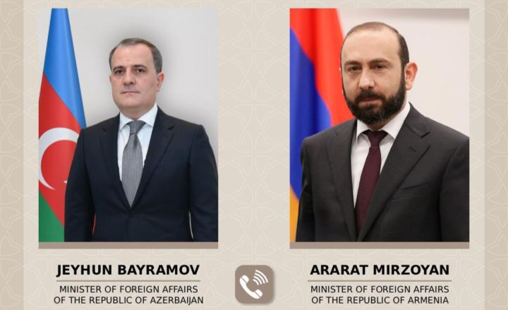 Bayramovla Mirzoyan arasında telefon danışığı aparılıb