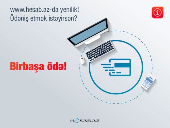 Hesab.az istifadəçiləri üçün daha bir yenilik