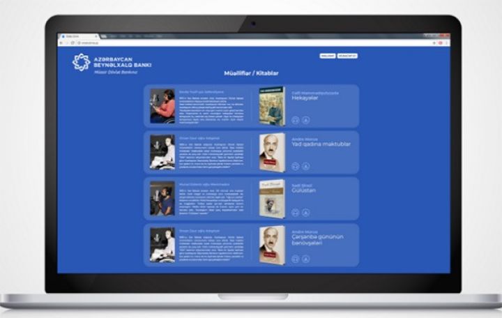 Beynəlxalq Bankın “Kitabı dinlə” layihəsinin ilk kitabları səsləndirildi