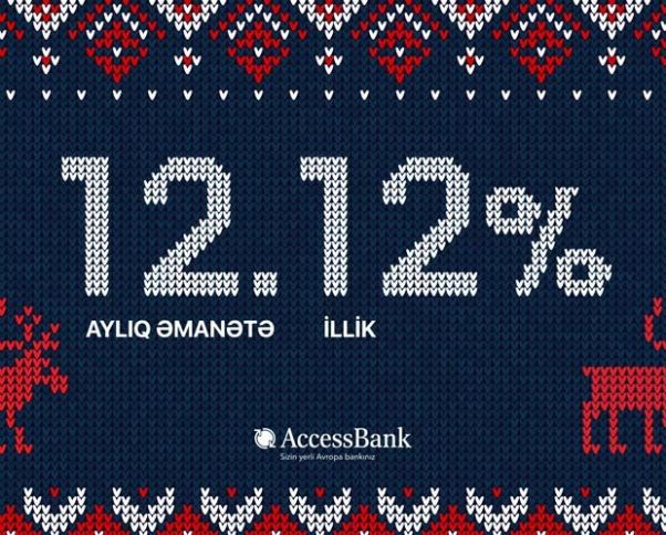 AccessBank-dan əmanətçilərinə Yeni il hədiyyəsi!