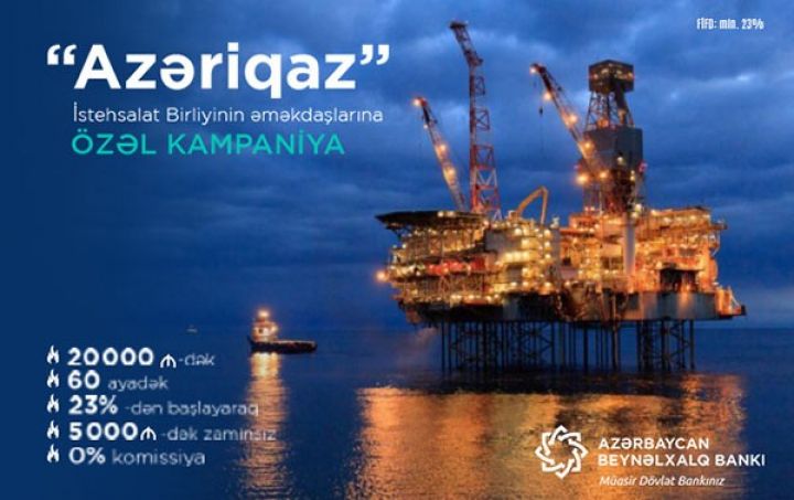 Qaz təsərrüfatı işçilərinə Beynəlxalq Bankdan özəl kredit!