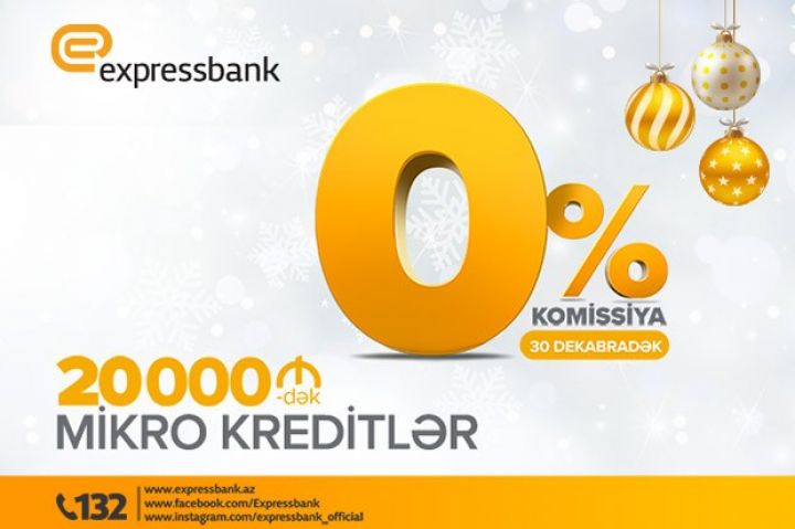 Komissiyasız mikro kreditdən faydalanmağa tələsin