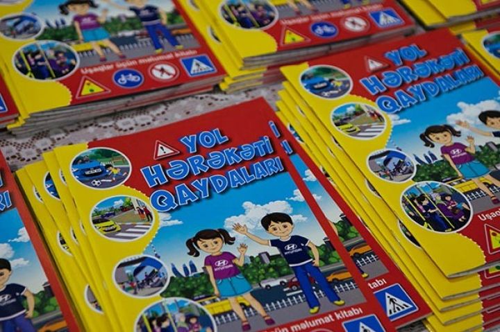 "Hyundai Azərbaycan"dan uşaqlar üçün “Yol Hərəkəti Qaydaları” məlumat kitabı