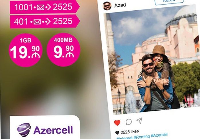 Azercell ilə rominqdə onlayn ol