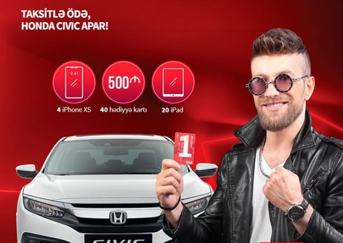 Minimum 30 manatlıq alış-veriş edib, avtomobil qazanın!