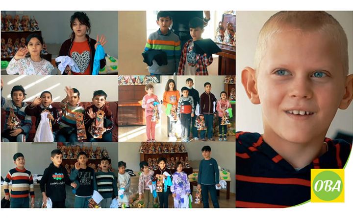 “OBA” marketlər şəbəkəsi il sonunda uşaqları və aztəminatlı ailələri sevindirdi