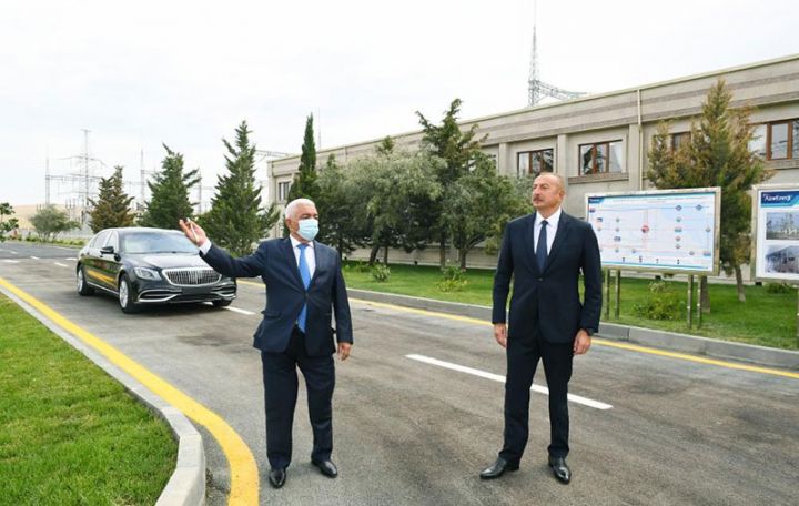 İlham Əliyev açılışda iştirak edib