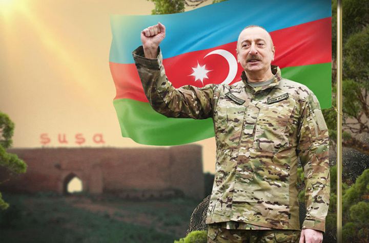 İlham Əliyev və ailə üzvləri Şuşada olublar