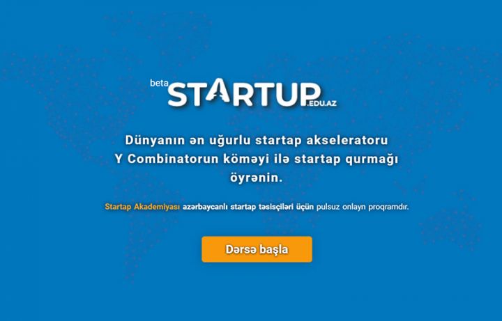 Dünyanın bir nömrəli startap akseleratorunun akademiyası Azərbaycanda fəaliyyətə başladı