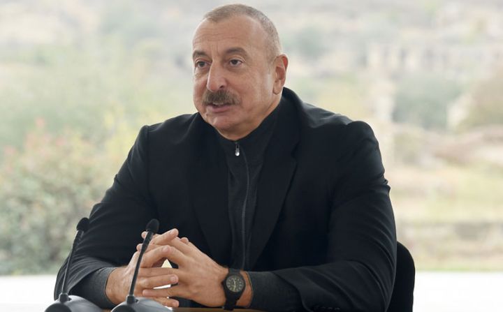 Prezident Oğuz rayonuna səfər edib