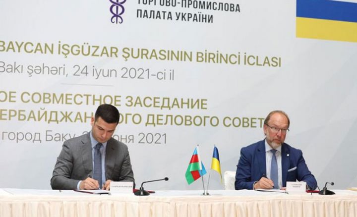 Ukrayna-Azərbaycan İşgüzar Şurası yaradıldı