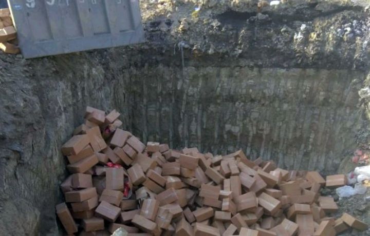 Tanınmış şirkətin 16 tondan artıq dondurma məhsulları məhv edildi