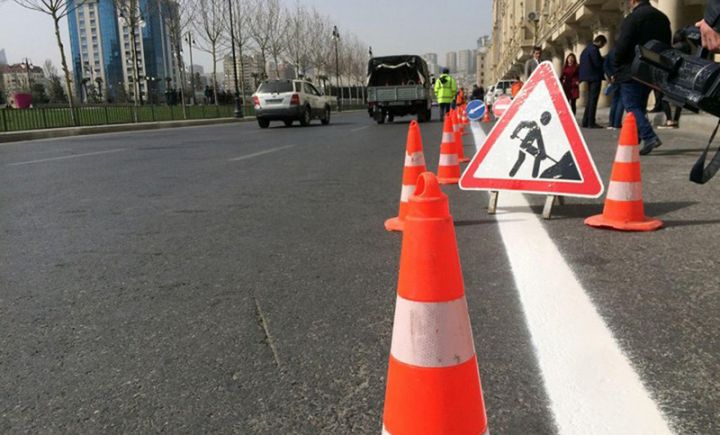 Bakının 6 küçə və prospektində hərəkət məhdudlaşdırılacaq