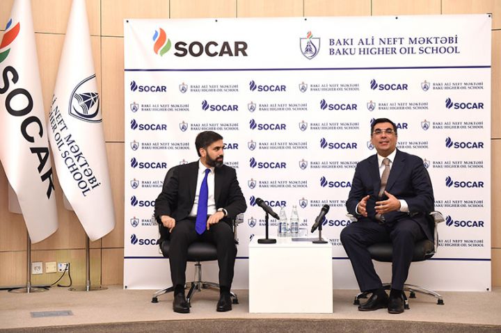 SOCAR-da işə qəbul olunan 31 məzunu ilə görüş keçirilib