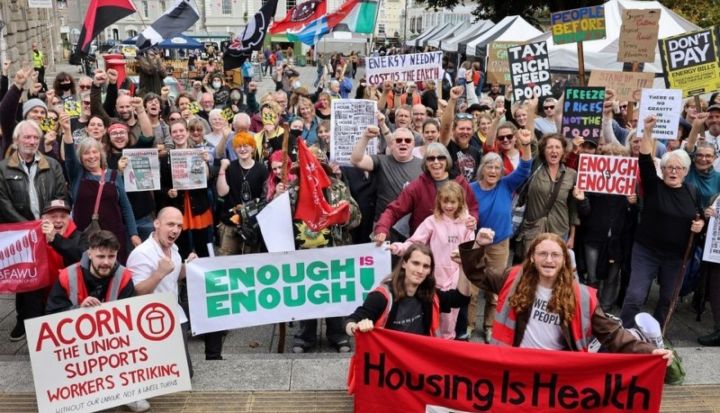 Britaniyada artan yaşayış xərcləri səbəbindən bir çox etiraz aksiyası keçirilib