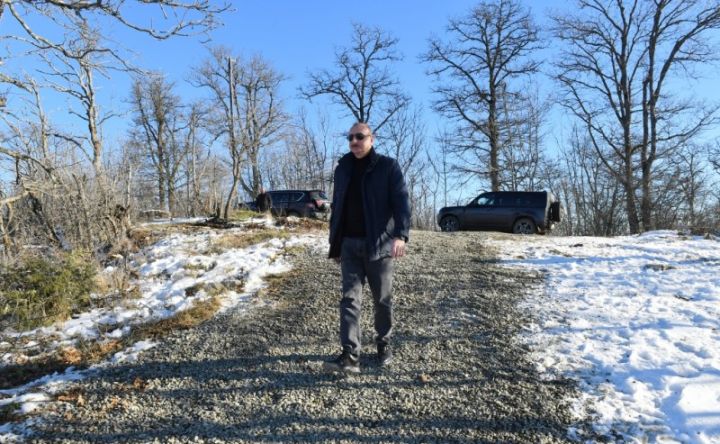 Prezident Xocalının Dağdağan kəndində olub