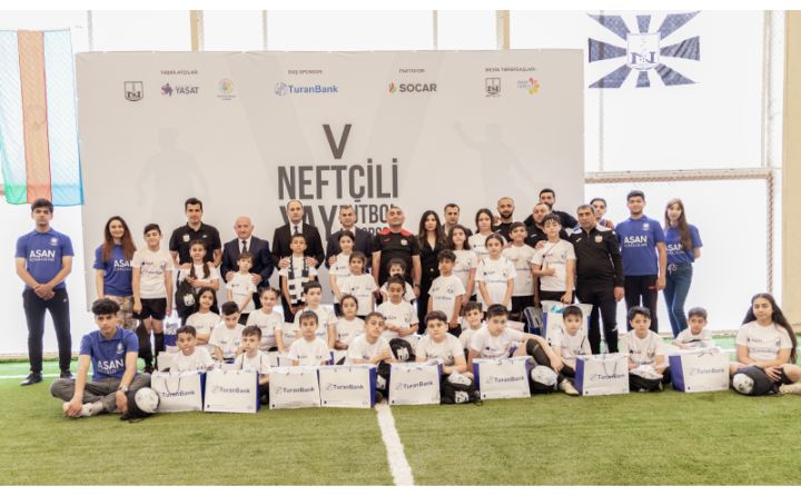 TuranBank-ın dəstək olduğu “V Neftçili Yay Futbol Düşərgəsi”nə start verildi