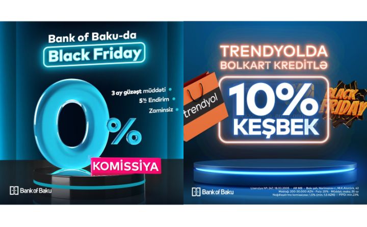 “Bank of Baku”da “Black Friday” kampaniyaları