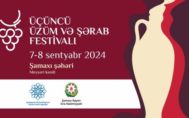 Şamaxıda 3-cü Üzüm və Şərab Festivalı keçiriləcək