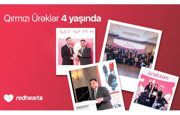 Qırmızı Ürəklər Fondu: Xeyriyyəçilik yolunda 4 il