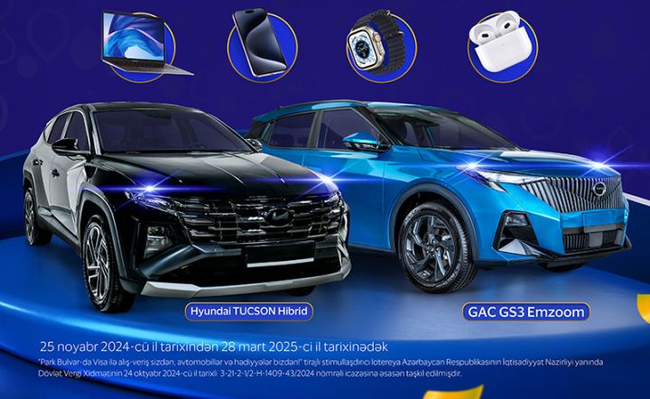 “Park Bulvar” Ticarət Mərkəzində " VİSA" ilə möhtəşəm lotereya