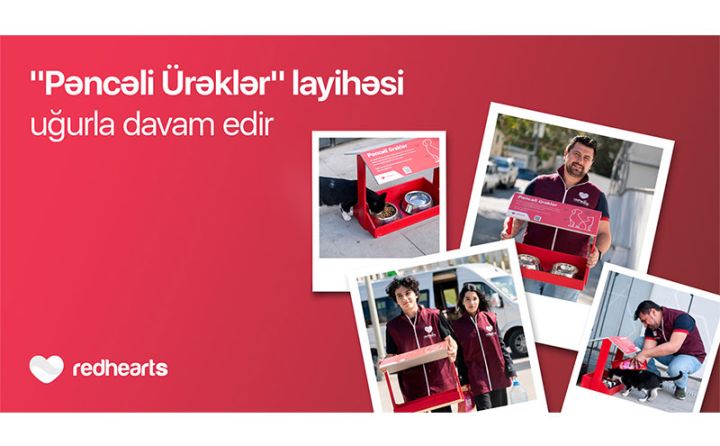 Qırmızı Ürəklər Fondu hər kəsə sahibsiz heyvanlara dəstək olmaq imkanı yaradır