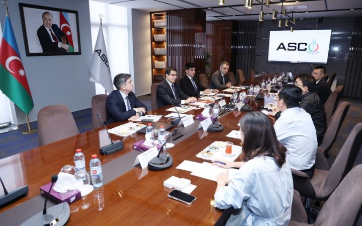 ASCO Çin şirkəti ilə liman və logistika mərkəzlərinin inkişafını müzakirə edib