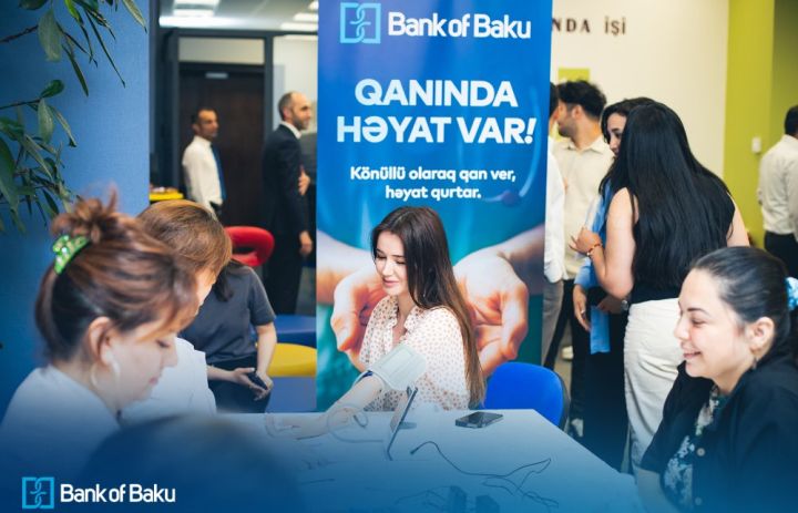 “Bank of Baku”dan könüllü qanvermə təşəbbüsü