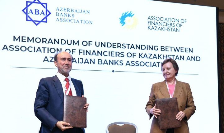 ABA və Qazaxıstan Maliyyəçilər Assosiasiyası arasında Anlaşma Memorandumu imzalanıb