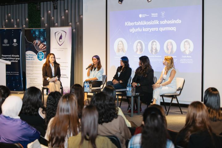 “PAŞA Holding”in iştiraki ilə “Kibertəhlükəsizlikdə qadınlar: Karyera və təhsil” tədbiri keçirilib